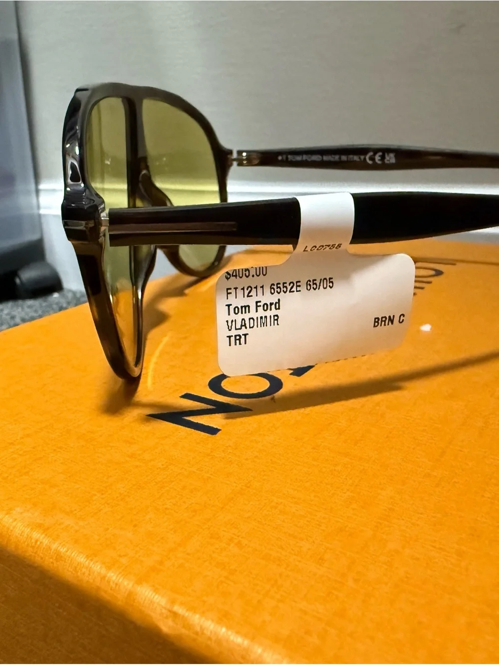 Tom Ford Vladimir Sunglasses in Olive Green and Black